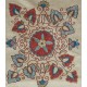 Modern Handmade 100% Silk Cushion Cover From Uzbekistan, Floral Hand Embroidered Suzani Lace Pillow