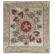 Modern Handmade 100% Silk Cushion Cover From Uzbekistan, Floral Hand Embroidered Suzani Lace Pillow