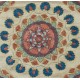 Central Asian Suzani Textile Throw Pillow, 100% Silk Cushion Cover, Hand Embroidery Pillowcase Central Asian Suzani Textile Throw Pillow, 100% Silk Cushion Cover, Hand Embroidery Pillowcase