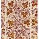 Silk Suzani Pomegranate Tree Design Bed Cover, Embroidered Wall Hanging from Uzbekistan