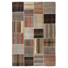 Hand-Made Anatolian Patchwork Kilim Rug 'Flat-Weave'