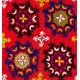 Vintage Silk Embroidered Suzani Bed Cover from Uzbekistan