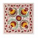 Suzani Cushion Cover from Uzbekistan. New Hand Embroidered Cotton and Silk Lace Pillow Suzani Cushion Cover from Uzbekistan. New Hand Embroidered Cotton and Silk Lace Pillow