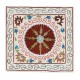 Decorative Silk Embroidered Suzani Cushion Cover from Uzbekistan Decorative Silk Embroidered Suzani Cushion Cover from Uzbekistan
