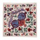 Handmade Elegant Silk Embroidered Suzani Cushion Cover from Uzbekistan Handmade Elegant Silk Embroidered Suzani Cushion Cover from Uzbekistan