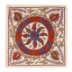 Decorative Silk Embroidered Suzani Cushion Cover from Uzbekistan