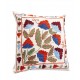 Decorative Silk Embroidered Suzani Cushion Cover from Uzbekistan