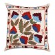 Decorative Silk Embroidered Suzani Cushion Cover from Uzbekistan Decorative Silk Embroidered Suzani Cushion Cover from Uzbekistan
