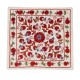 Decorative Hand Embroidered Silk, Cotton and Linen Cushion Cover From Uzbekistan Decorative Hand Embroidered Silk, Cotton and Linen Cushion Cover From Uzbekistan