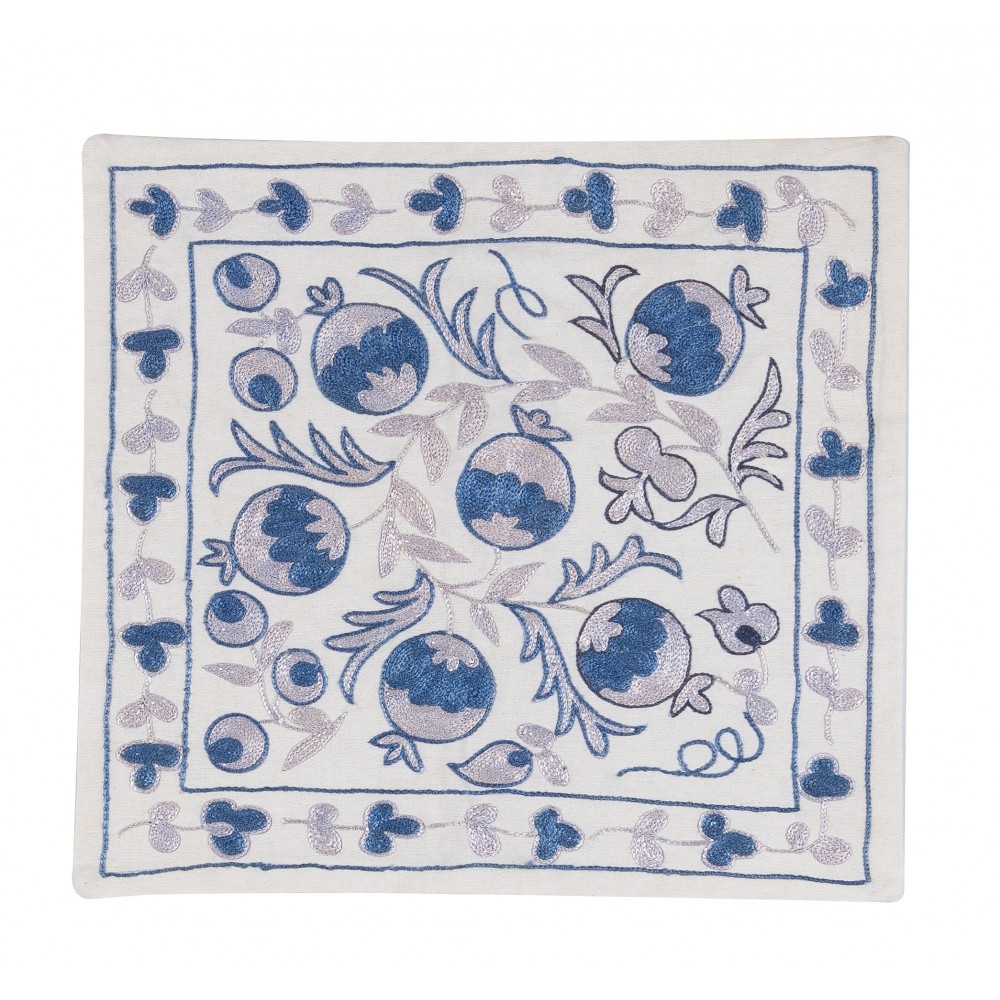 New Central Asian / Uzbek Silk Embroidered Suzani Cushion Cover
