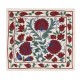 Decorative Silk Embroidered Suzani Cushion Cover from Uzbekistan Decorative Silk Embroidered Suzani Cushion Cover from Uzbekistan