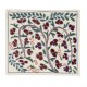 Decorative Silk Embroidered Suzani Cushion Cover from Uzbekistan Decorative Silk Embroidered Suzani Cushion Cover from Uzbekistan