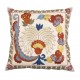 Decorative Silk Embroidered Suzani Cushion Cover from Uzbekistan Decorative Silk Embroidered Suzani Cushion Cover from Uzbekistan