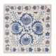Handmade Cushion Cover, Silk Embroidery Throw Pillow, Uzbek Toss Pillow