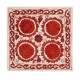 Decorative Silk Embroidered Suzani Cushion Cover from Uzbekistan Decorative Silk Embroidered Suzani Cushion Cover from Uzbekistan