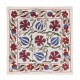 Decorative Silk Embroidered Suzani Cushion Cover from Uzbekistan Decorative Silk Embroidered Suzani Cushion Cover from Uzbekistan