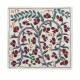 Modern Handmade Lace Pillow, Suzani Toss Pillow, Silk Embroidered Cushion Cover