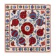 Decorative Silk Embroidered Suzani Cushion Cover from Uzbekistan Decorative Silk Embroidered Suzani Cushion Cover from Uzbekistan
