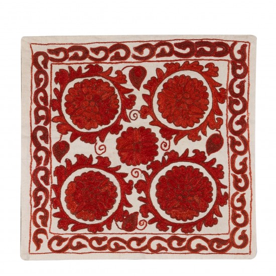 Handmade New Central Asian / Uzbek Silk Embroidered Suzani Cushion Cover Handmade New Central Asian / Uzbek Silk Embroidered Suzani Cushion Cover