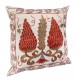 Decorative Silk Embroidered Suzani Cushion Cover from Uzbekistan Decorative Silk Embroidered Suzani Cushion Cover from Uzbekistan