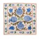 Decorative Silk Embroidered Suzani Cushion Cover from Uzbekistan Decorative Silk Embroidered Suzani Cushion Cover from Uzbekistan