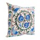 Decorative Silk Embroidered Suzani Cushion Cover from Uzbekistan Decorative Silk Embroidered Suzani Cushion Cover from Uzbekistan