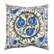 Decorative Silk Embroidered Suzani Cushion Cover from Uzbekistan Decorative Silk Embroidered Suzani Cushion Cover from Uzbekistan