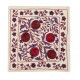 Beautiful Silk Hand Embroidered Suzani Cushion Cover from Uzbekistan