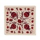 Decorative Silk Embroidered Suzani Cushion Cover from Uzbekistan Decorative Silk Embroidered Suzani Cushion Cover from Uzbekistan
