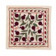 Handmade Asian Suzani Cushion Cover, Silk Embroidery Pillow Case Handmade Asian Suzani Cushion Cover, Silk Embroidery Pillow Case