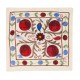 New Decorative Silk Embroidered Suzani Cushion Cover from Uzbekistan New Decorative Silk Embroidered Suzani Cushion Cover from Uzbekistan