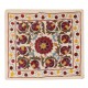 Decorative Silk Embroidered Suzani Cushion Cover from Uzbekistan Decorative Silk Embroidered Suzani Cushion Cover from Uzbekistan