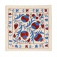 Decorative Silk Embroidered Suzani Cushion Cover from Uzbekistan Decorative Silk Embroidered Suzani Cushion Cover from Uzbekistan