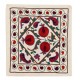 21st Century Decorative Silk Embroidered Suzani Cushion Cover from Uzbekistan