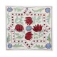 Decorative Silk Embroidered Suzani Cushion Cover from Uzbekistan Decorative Silk Embroidered Suzani Cushion Cover from Uzbekistan