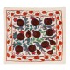 New Handmade Silk Embroidered Suzani Cushion Cover from Uzbekistan