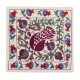 Decorative Silk Embroidered Suzani Cushion Cover from Uzbekistan