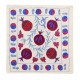 Decorative Silk Embroidered Suzani Cushion Cover from Uzbekistan Decorative Silk Embroidered Suzani Cushion Cover from Uzbekistan