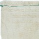 Minimalist Vintage Handmade Anatolian Small Tulu Rug Made of Natural Un-Dyed Beige Wool