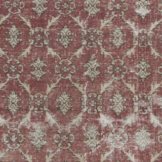 Small Handmade Turkish Rug in Barn Red & Beige, Kitchen Accent Rug, Bedroom Carpet Small Handmade Turkish Rug in Barn Red & Beige, Kitchen Accent Rug, Bedroom Carpet