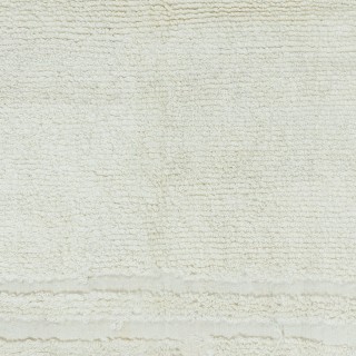 Vintage Anatolian Small Tulu Rug, 100% Natural Wool, Minimalist Plain Beige Accent Carpet