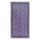 Ethnic Turkish Royal Purple Rug, Modern Handmade Small Carpet, Upcycled Floor Covering