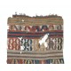 Antique Anatolian Karapinar Fragment Kilim, 18th Century