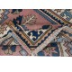 Hand Knotted Modern Turkish Accent Rug with Geometric Design, 100% Wool