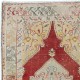 Traditional Vintage Turkish Tribal Rug, Hand Knotted Wool Village Carpet