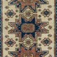 Traditional Vintage Handmade Turkish Area Rug with Medallions, Colorful Unique Carpet