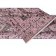 Light Pink Handmade Turkish Small Rug, Floral Pattern Floor Covering