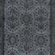 Floral Patterned Handmade Turkish Accent Rug in Gray, Ideal for Contemporary Interiors