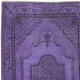 Violet Purple Handmade Small Rug from Turkey, Great 4 Modern Interiors