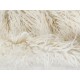 Handmade Shaggy Rug Made of Natural Mohair Wool. Vintage Turkish Tulu Carpet. Long Pile Rug